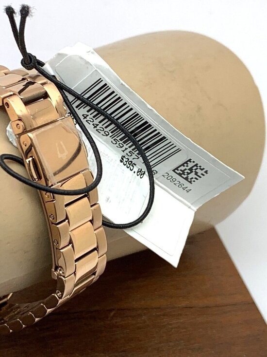Bulova Womens Watch 98L303 Quartz Mother of Pearl Dial Rose Gold Stainless Steel main image 9